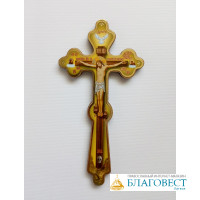 Крест с распятием, двухсторонний, малый