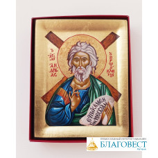 Икона Св.апостола Андрея Первозванного, ковчег, 10 * 12,5 см. Святая Гора Афон