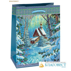 Пакет ламинированный Рождественский