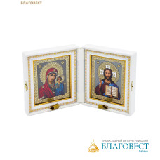 Складень венчальный 14х15,5см, жаккард