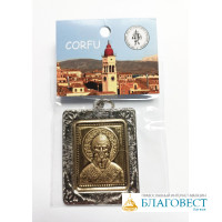 Подвеска с иконкой Свт.Спиридона Тримифунтского, Corfu