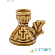 Подсвечник Кувшин, керамика, диаметр отверстия 16мм