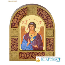 Икона арочная Ангел Хранитель, дерево, размер 11,5х14см