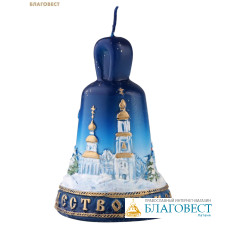 Свеча рождественская Колокольчик, парафин